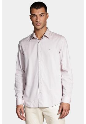Camisa Aramis Manga Longa  Regular Algodão Egípcio Cáqui