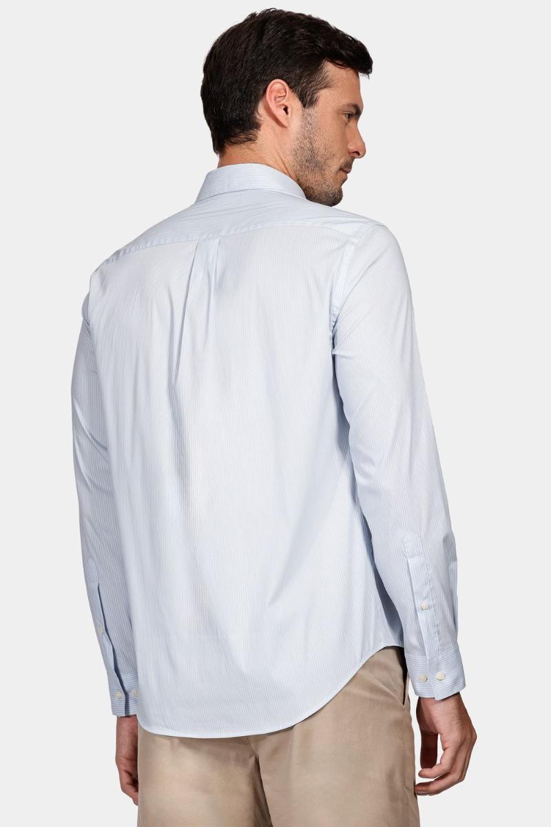 Camisa Aramis Manga Longa Regular Algodão Azul - 2