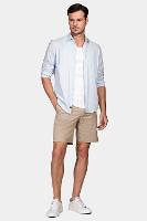 Camisa Aramis Manga Longa Regular Algodão Azul - 3