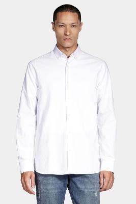 Camisa Aramis Manga Longa  Slim Oxford Planalto Branco Osso