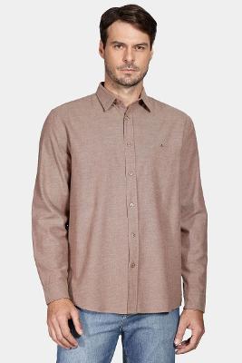 Camisa Aramis Regular Flannel Twill Cáqui