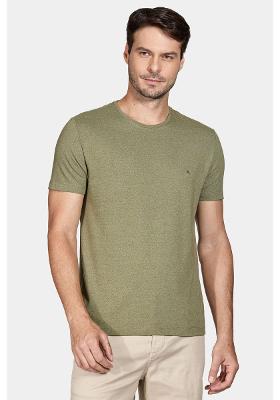 Camiseta Aramis Malha Abstrat Verde Oliva