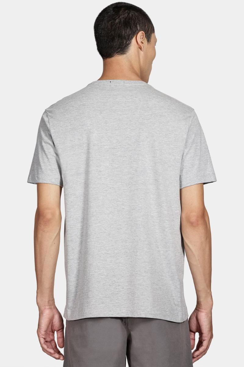 Camiseta Aramis Manga Curta Aramis Outline Cinza Mescla - 4