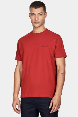 Camiseta Aramis Manga Curta Aramis Duplo Vermelho Carmim
