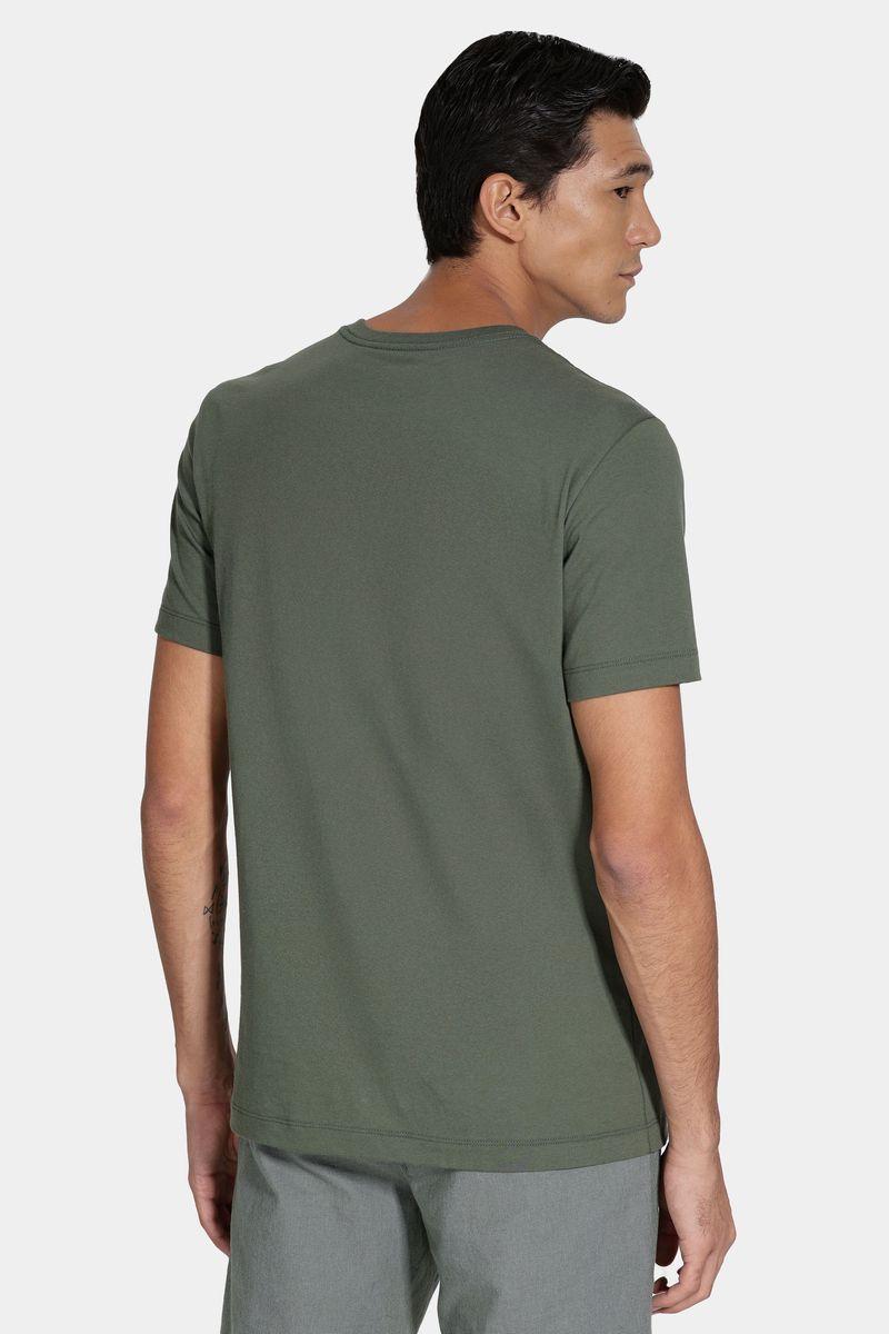 Camiseta Aramis Básica com bordado Verde - 4