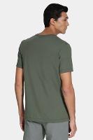 Camiseta Aramis Básica com bordado Verde