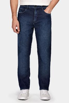 Calça Aramis Jeans Regular Intense Stonado Azul Escuro