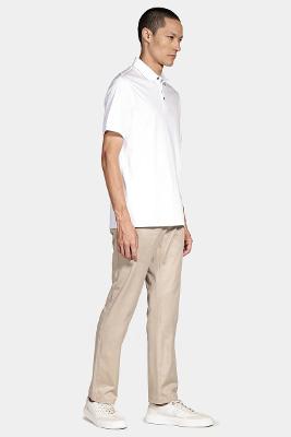 Tênis Aramis Couro Neat Peak Off White
