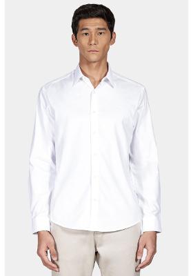 Camisa Aramis Manga Longa  Regular Algodão Egípcio Branco