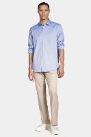 Camisa Aramis Manga Longa  Regular 100 Maquinetada Azul - 3