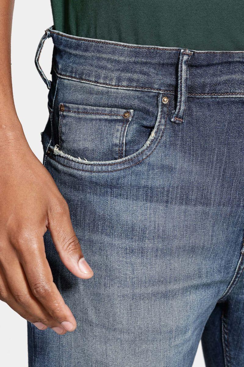 Calça Aramis Jeans Slim Intense Dirty Blue Azul Escuro - 3