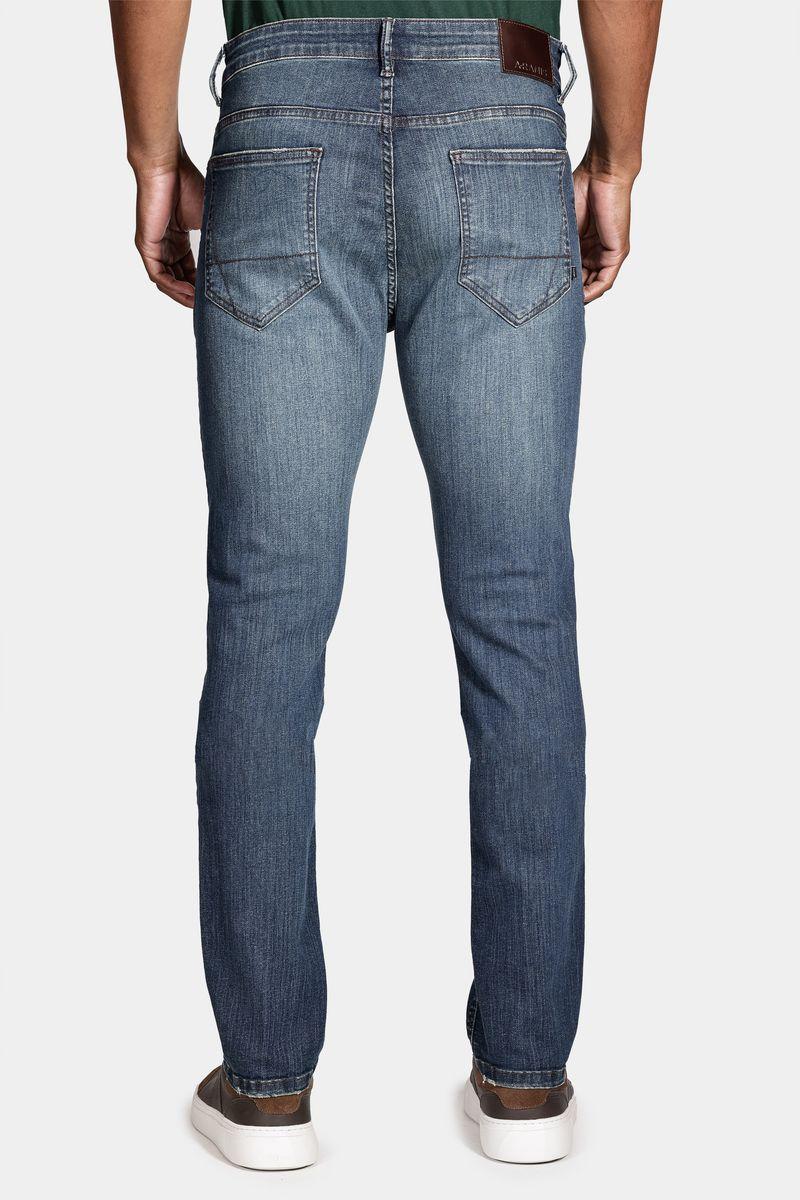 Calça Aramis Jeans Slim Intense Dirty Blue Azul Escuro - 5