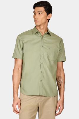 Camisa Aramis Regular Algodão Damero Verde