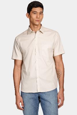 Camisa Aramis Regular Algodão Damero Areia