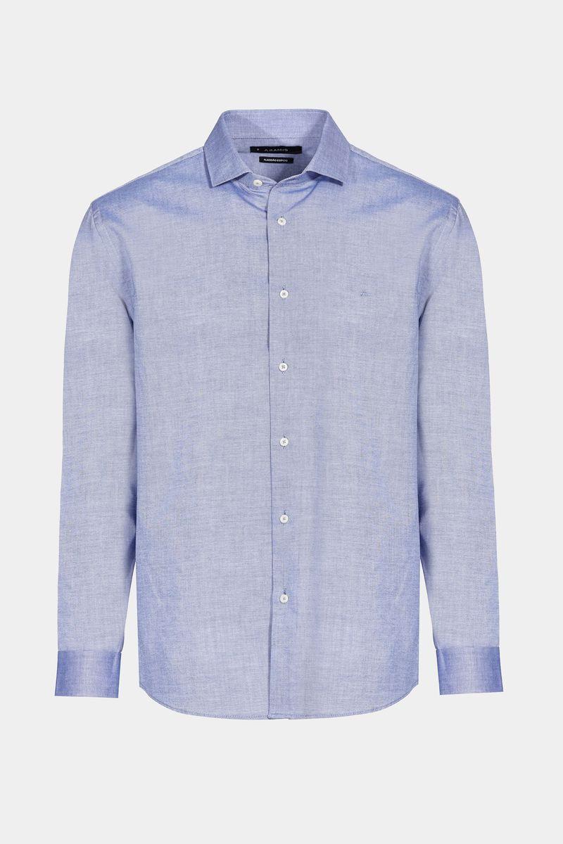 Camisa Aramis Manga Longa Cosmo Regular Oxford Azul - 6