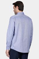 Camisa Aramis Manga Longa Cosmo Regular Oxford Azul - 2