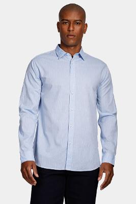 Camisa Aramis Slim Flame Bosco Azul