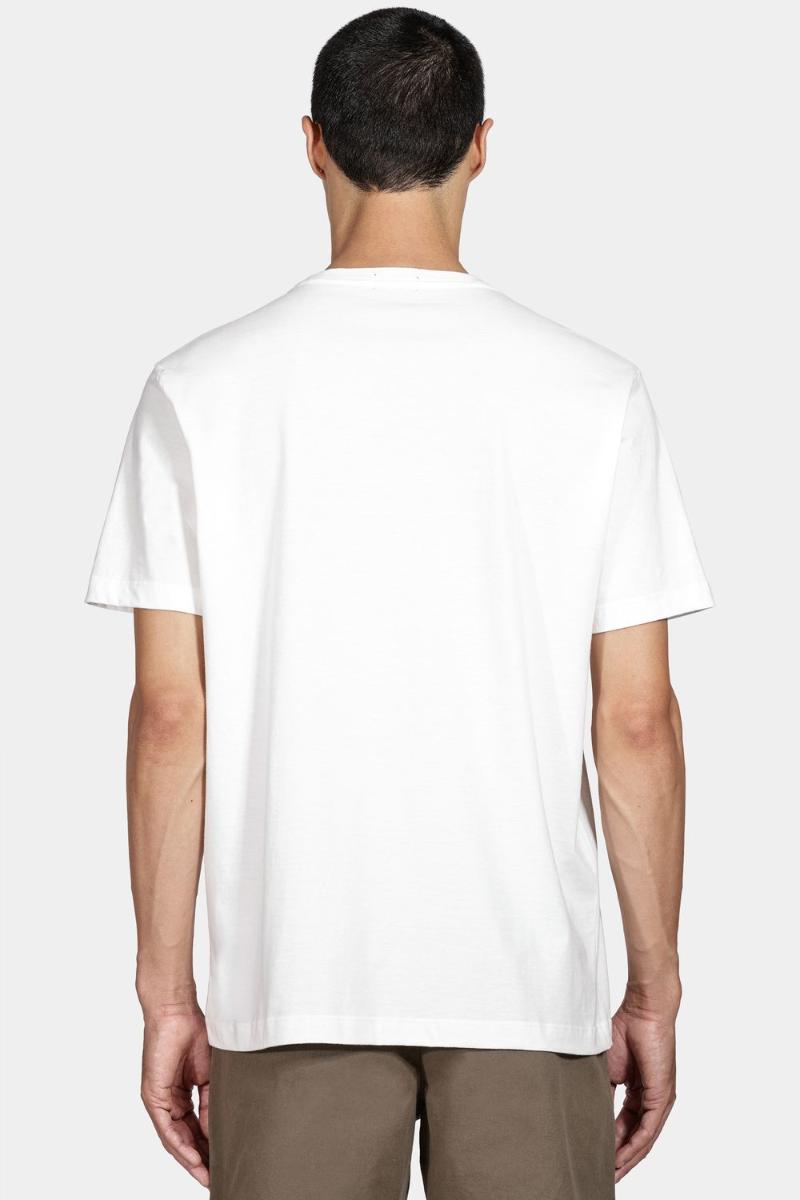 Camiseta Aramis Manga Curta Aramis Outline Off White - 4