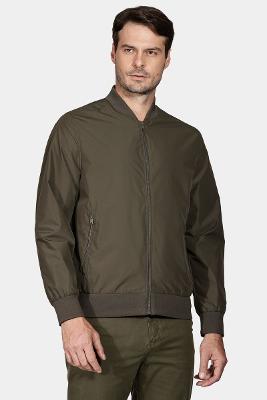 Jaqueta Aramis Bomber Nylon Verde Militar
