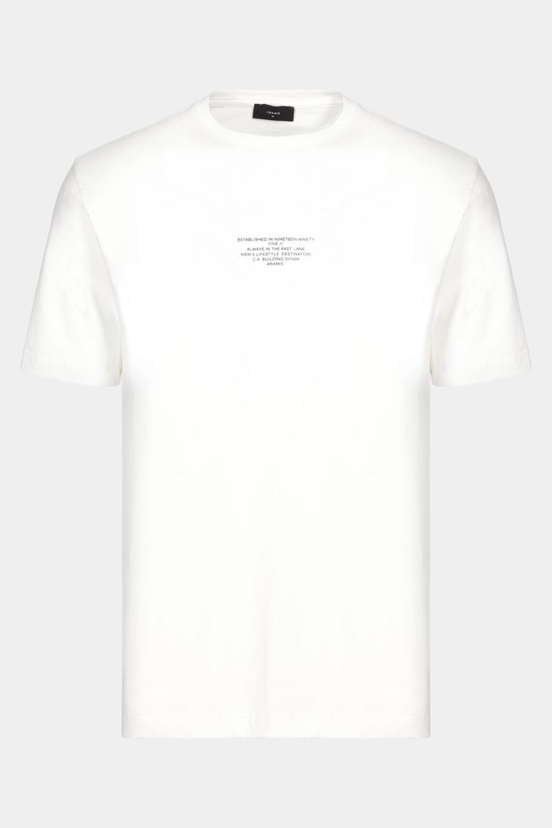 Camiseta Aramis Manga Curta Minimal Off White - 5