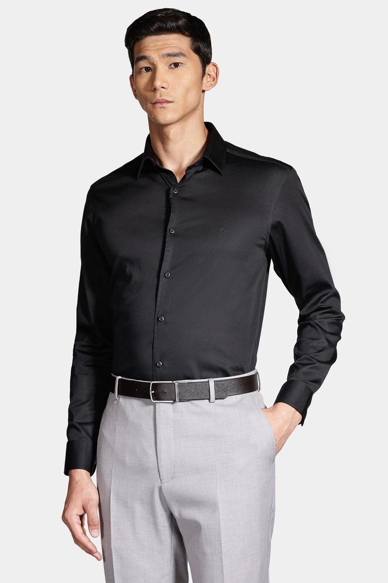 Cinto Aramis Dupla Face Saffiano Preto/Café - 2