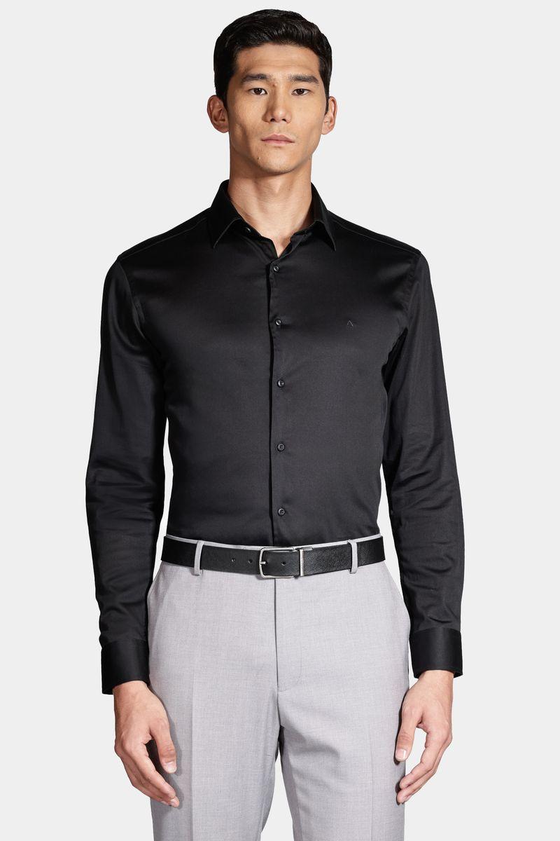 Cinto Aramis Dupla Face Saffiano Preto/Café - 5