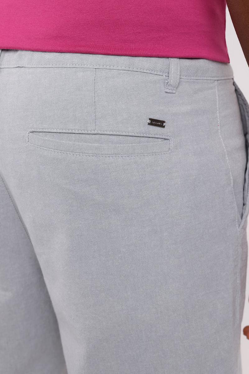 Bermuda Chino Cotton Cinza - 3