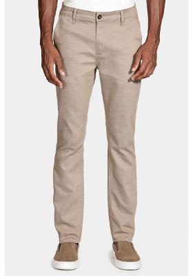 Calça Chino Bolso Faca Moline Caqui
