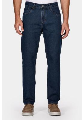 Calça Jeans Regular Escura Azul