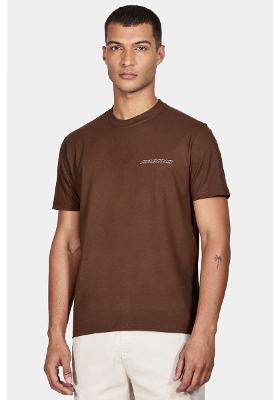 Camiseta Aramis Manga Curta Red Line Marrom Chocolate