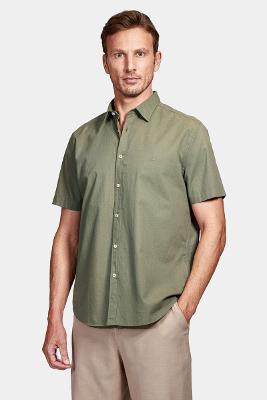Camisa Manga Curta Move Regular Flamê Bosco Verde Militar