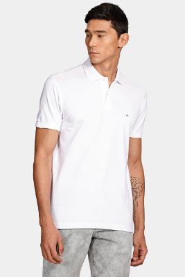 Polo Básica Piquet Branco