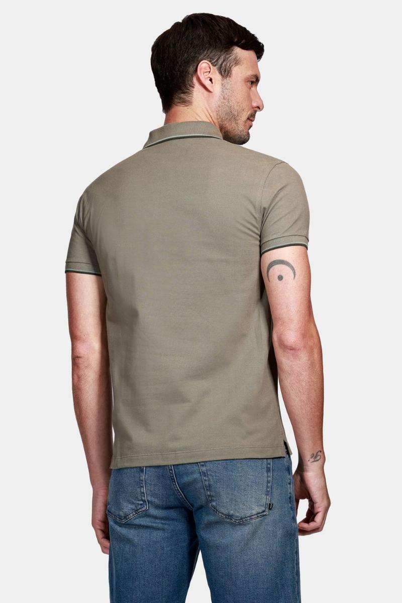 Polo Aramis Básica Verde Militar - 4