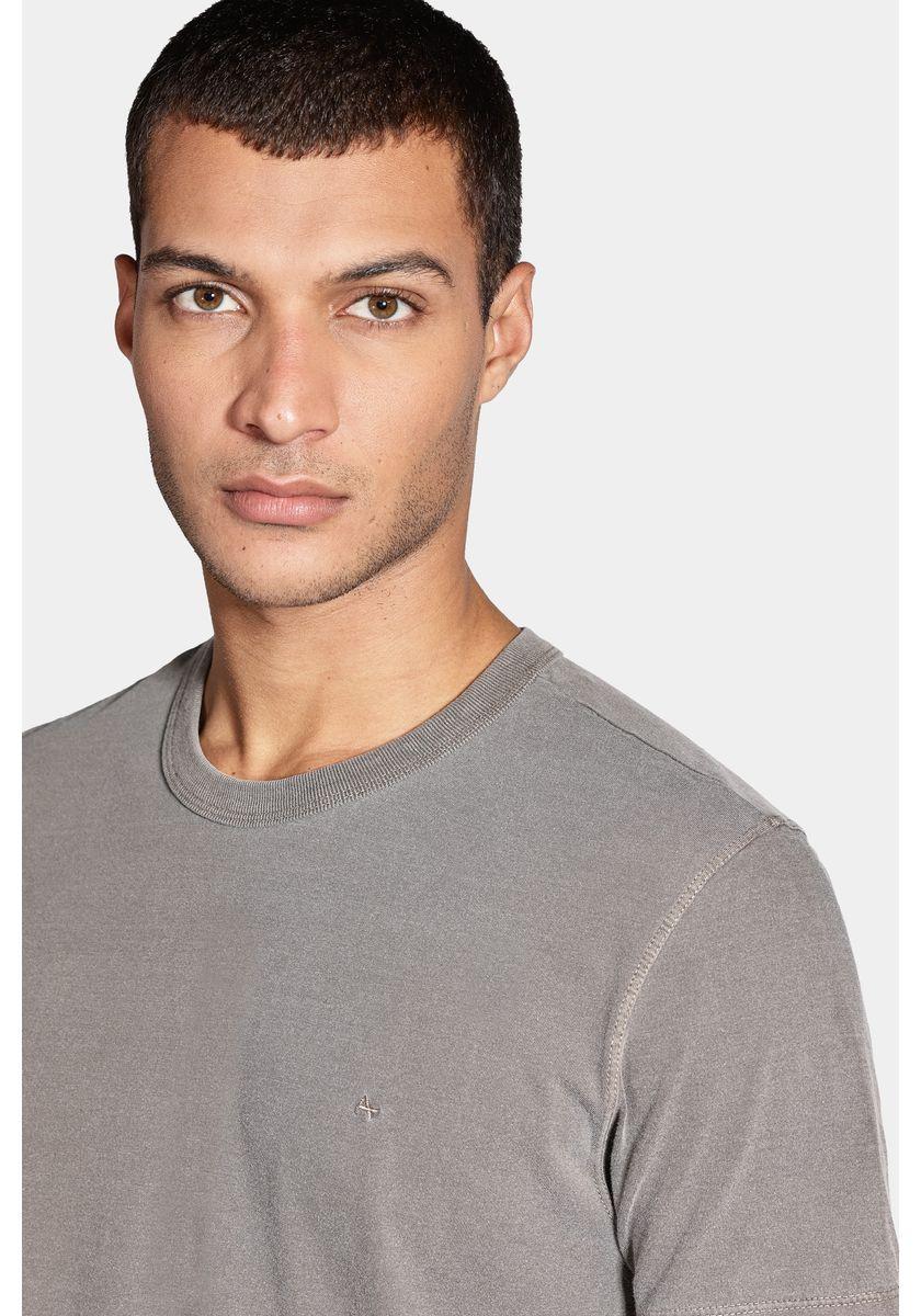 Camiseta Aramis Manga Curta Básica Verde Militar - 4