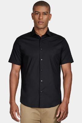 Camisa Aramis Slim Tricoline Stretch Preto