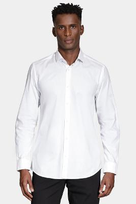 Camisa Slim Social Sem Bordado Branco