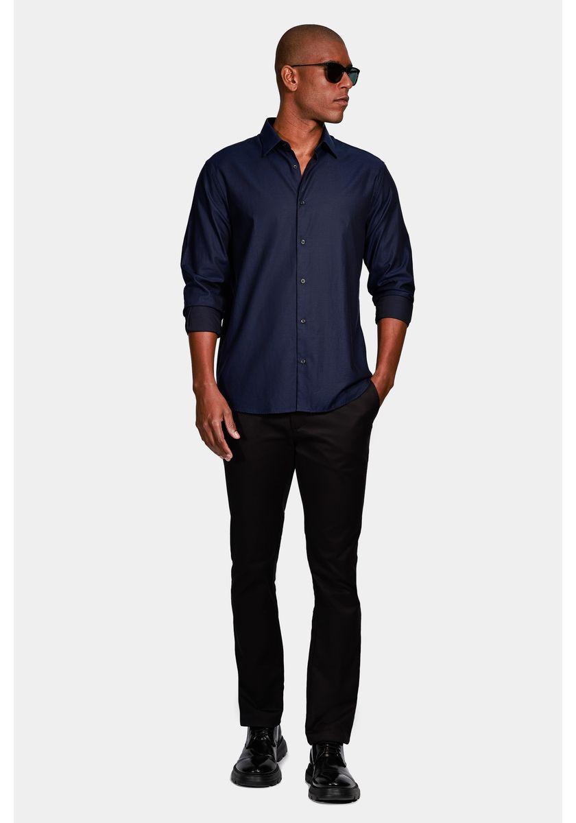 Camisa Aramis Manga Longa Regular Marinho - 2