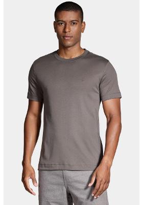 T-Shirt Aramis Interlock Pima Cinza Asfalto