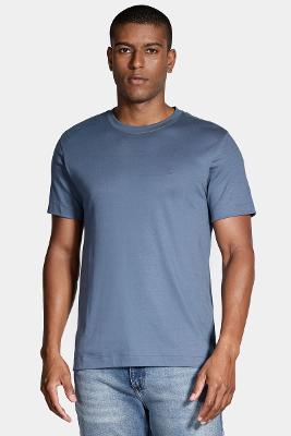 T-Shirt Aramis Interlock Pima Azul Alumínio