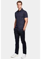 Silk Aramis Blend Modal Polo Shirt Marinho - 3