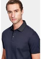 Silk Aramis Blend Modal Polo Shirt Marinho