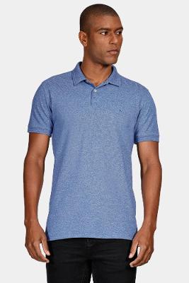 Polo Aramis Piquet Moline Frisos Textura Azul Royal