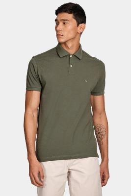 Polo Aramis Piquet Gola Neon Verde Militar