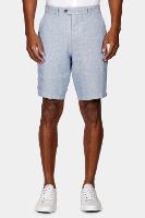 Bermuda Aramis Resort Linho Com Bolso Azul Oceano - 1