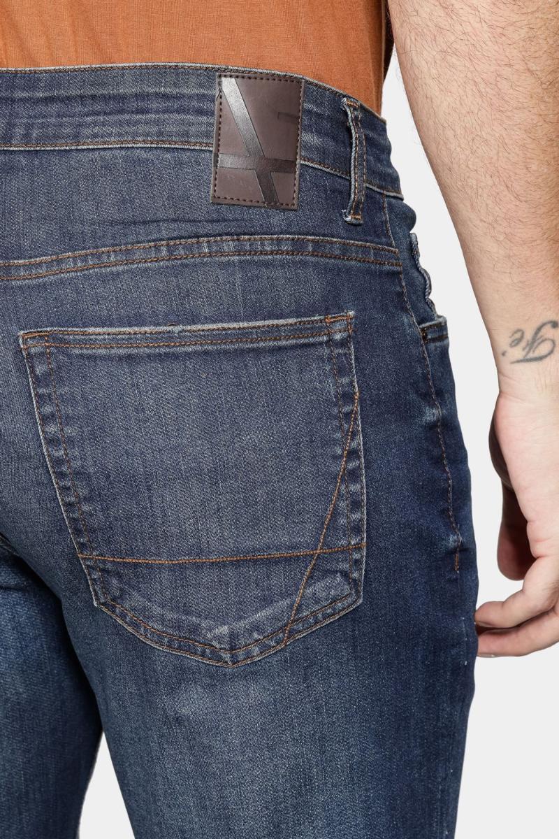 Calça Aramis Jeans Regular Flex And Dry Blue Azul Escuro - 3