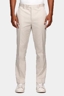 Calça Aramis Alfaiataria Canvas Super Slim Off White