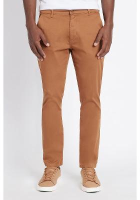 Calça Color Chino Clássica Caramelo