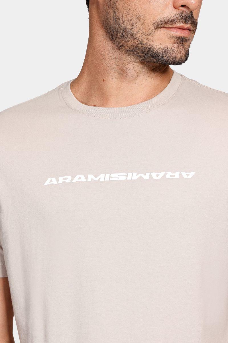 Camiseta Aramis Bold Espelhado Cáqui Pedra - 3