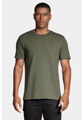 Camiseta Aramis Basica Textura Ottoman Verde Pantano