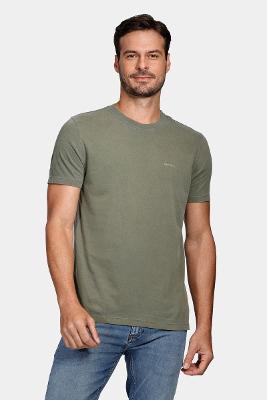 Camiseta Aramis Cortado Stone Verde Militar
